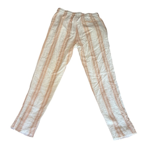 FAHERTY Topanga Pants Maple Serape Striped Lightweight Organic Cotton Size Small - Picture 8 of 10